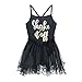 Weixinbuy Kids Girls Ballet Tutu Leotard Bodysuit Dance Braces Skirts L