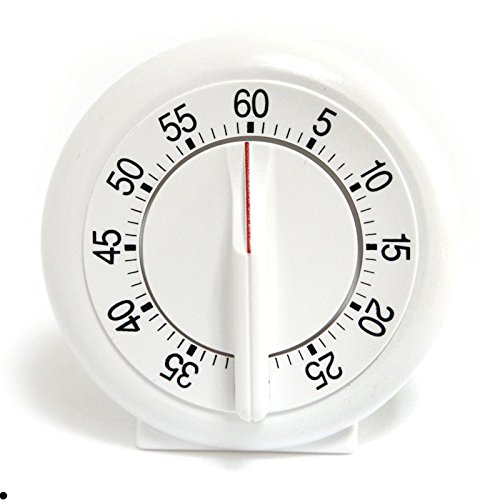Merssavo 60 Minutes Kitchen Timer Cooking Ring Mechanical Counter WIND-UP Alarm Clock