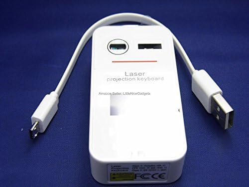 LittleNiceGadgets New Bluetooth Laser Projection Virtual Keyboard Mouse for Pc Apple Iphone Ipad Android Phone Tablets
