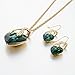 Long Way Austrian Crystal Fashion Heart Jewelry Sets Necklace Earrings Wedding Party Accessories