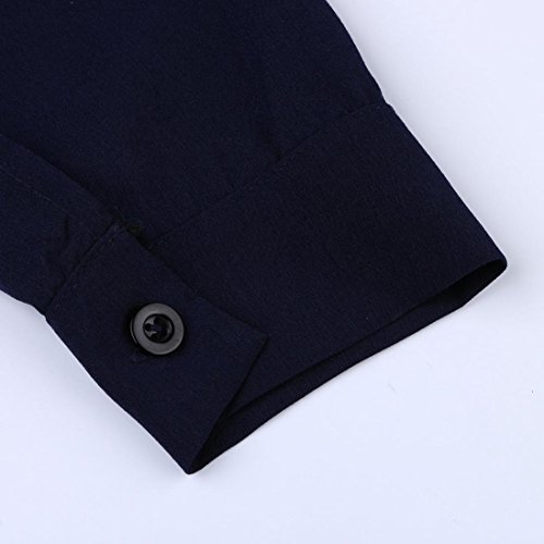 image for Leedford Women Casual Blouses,Women's Loose Solid Long Sleeve T Shirt 