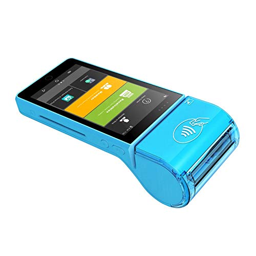 Android 7.0 Handheld mobile all in one pos terminal with printer 1d 2d barcode scanner retail outdoor warehouse ticket portable pos machine