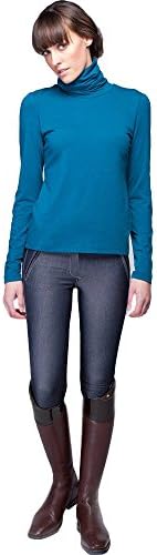 Asmar Equestrian Luxe Bamboo Turtleneck Everglade XXS