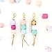 Wooden Faceted Geometric Hexagon Beads 20mm, 40pcs, Pastel Colors for Jewelry Making, DIY and Arts and Crafts Projects