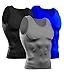 DRSKIN 1~3 Pack Undershirts Running Shirt Tank Tops Men's Cool Dry Compression Baselayer Sleeveless