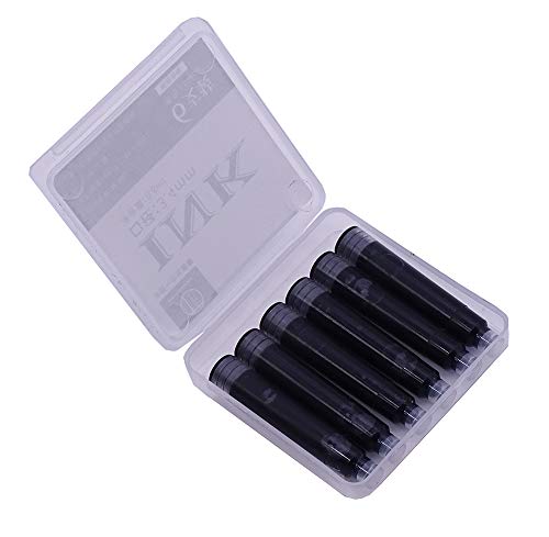 30 PCS Moonman Wancai Fountain Pen Black Ink Refill Cartridges