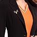 Mimgo Bee Brooch Rhinestone Shiny Fashion Charms Jewelry Badge Banquet Scarf Pin Gifts