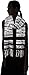 NFL Washington Redskins Moto Marled Scarf, One Size, Black/White