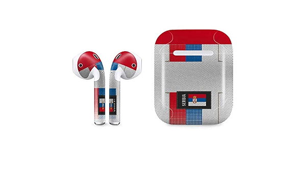 Amazon.com: Skinit Decal Audio Skin Compatible with Apple AirPods with  Lightning Charging Case - Officially Licensed Skinit Originally Designed  Serbia Soccer Flag Design : Electronics