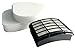 2 Pack Kit Pre-filter Foam and Felt for Shark Navigator Lift-away NV350 Nv351 Nv352 Nv355 Nv356 Nv357 + 1 Hepa Filter For Shark Part # XFF350 & # XHF350