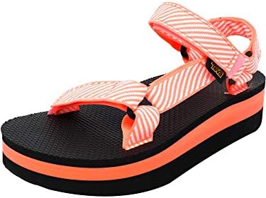 teva flatform candy stripe