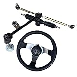 Niome 110cc Go Kart 300mm Steering Wheel Full Steel