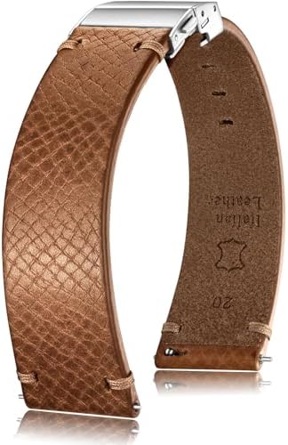 Amazon.com: Getalia leather Watch Band Foldover Clasp Retro Oil