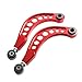 BLACKHORSE-RACING 2PCS Rear Adjustable Upper Camber Kit Red Compatible with 2006 2007 2008 2009 2010 2011 2012 2013 2014 2015 Honda Civic LX EX DX SI