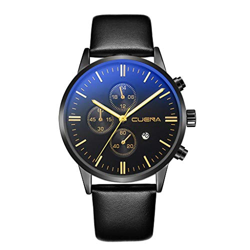 image for Pandaie Watch Promotion! Luxury Fashion Faux Leather Mens Quartz Analo