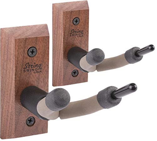 image for String Swing Violin Hanger Wooden Wall Mount for Home & Studio CC01V-B