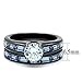 Bellux Style His and Hers Wedding Rings Set - Women's 3.24 Carats Wedding Engagement Rings and Men's Matching Band