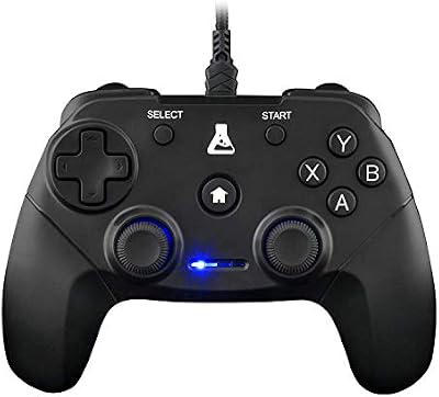 K-Pad Thorium Mando Gaming PC & PS3 con USB - Vibración Incorporada - Joystick para PC con Windows 10-11, PS3, Android (USB)