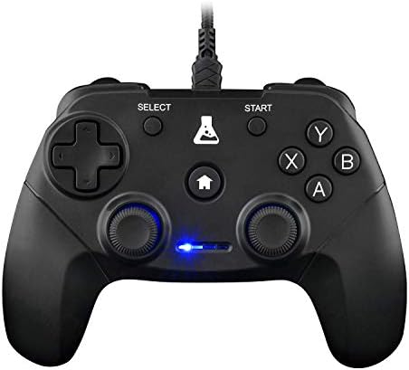 Controlador de jogos g-lab k-pad thorium para pc e ps3 com usb - vibração integrada - joystick para pc com windows 10-11, ps3, android (usb)