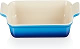 Le Creuset Heritage Rectangular Dish Stoneware Azure 19 cm 1.1L 71102192200001 view 2