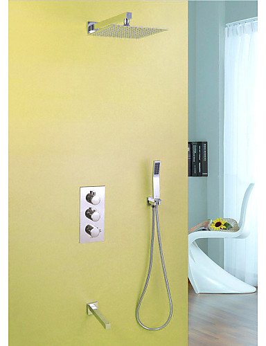 12 Luxury Brass Construction In Wall Mounted Thermostatic Shower