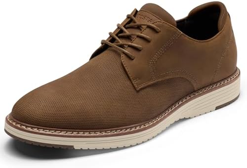 Tommy Hilfiger M22213 Mens Derby Shoes Size 9.5 M Business Tan Leather Portugal Amazon.com | Tommy Hilfiger Men main image 4