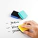 Dry Erase Erasers Bulk Magnetic Whiteboard Chalkboard Cleansers Wiper for Classroom Office Home(3 Colors, 1.97 x 1.97 Inch),30 Pack
