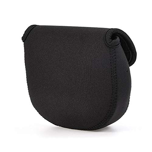 DHTOMC Angelkasten SBR Outdoor Angeln geschlitzt Spinning Reel Bag Tackle Reel Schutztasche Schwarz Angeln Rig Box… – Bild 6