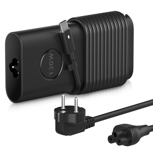 130W USB C Charger Power Supply for Dell XPS 15 17 9575 9500 9510 9520 9530 9700 9710 9720 9730 Precision 5530 5550 5560 5570 5750 5760 350 22 35 51 3560 5470 Latitude 5531 5420 5520 Type C Adapter