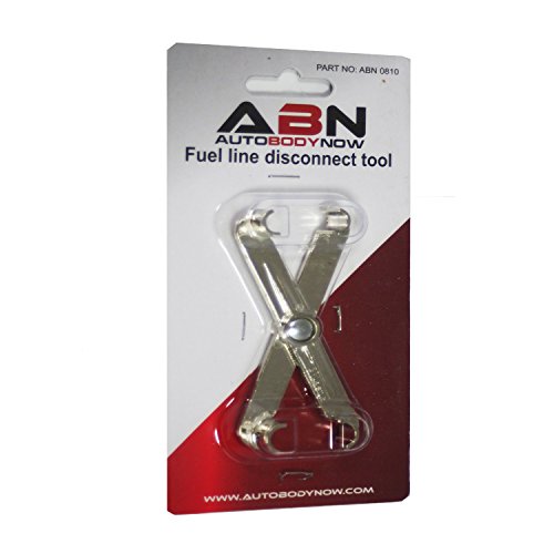 Car Fuel Line Zinc Alloy Hassle Free ABN Fuel Line Disconnect Scissor Tool Removes Quick Disconnect Couplings In