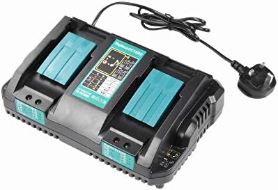 2 Port Charger DC18RD 7.2V- 18V NiMh & Li-ion Battery Fast Double Charging Port DC for Makita