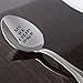 Gifts for him and her-My ice cream spoon engraved stainless steel ice cream and dessert spoons, kitchen utensils-7 inches