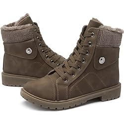 hash bubbie Women's Waterproof Ankle Boots Non Slip