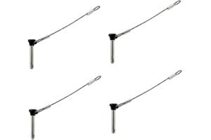 keehui Stainless Bimini top 3/16" Pull pins, Usable Length 1"(25mm), Total Length 1-1/2"(39mm) Marine Hardware
