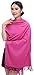 Women Solid Soft Cashmere Feel Shawl Wrap Scarf