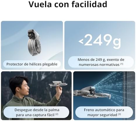 El Pack DJI Flip Vuela Más (control remoto con pantalla RC 2), < 249 g