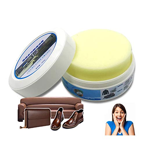 Yinrunx Multi-Purpose Cleaning Cream with Sponge Refurbishing Cleaner for Leather, Sofa, Shoes, Bag, Air Conditional, Refrigerator No Need Water