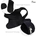 JBM Elastic Compression Shoulder Brace Support Strap Wrap Belt Band Pads and Sleeves Protector for Men and Women (One Size Fits All, Right)
