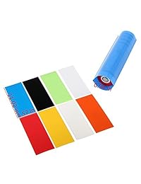 ninth city 280pcs 8 Color Assorted Box 29,5 mm ¦ µ18.5 mm Flat PVC Tubo Termorretráctil Tubo para 18650 18500 Batería con Caso de almacenamiento