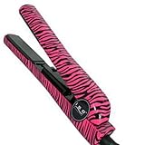 Iso Beauty Ceramic Pro Flat Iron Straightener Zebra Pink