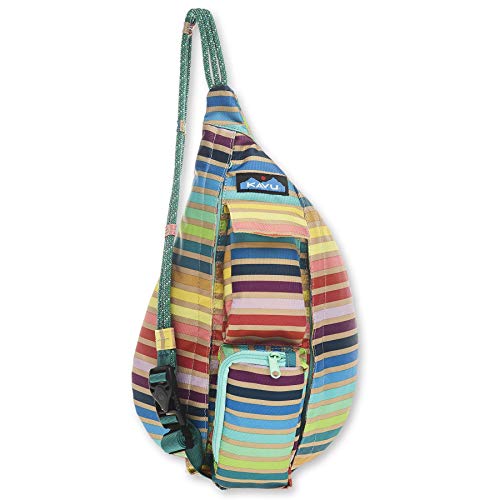 KAVU Mini Rope Sling Pack Summer Stripe