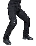 TACVASEN Tactical Ripstop Combat Trousers Airsoft Pants with Knee Pads
