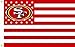 San Francisco 49ers US StripeFlag 3ft x 5ft