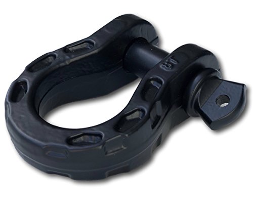 GearAmerica Mega Duty D Ring Shackle | Tested 64,000 lbs (32 US Ton) Max Strength | 3/4" Shackle + 7/8 Pin + Washers| Securely Connects Tow Strap or Winch Rope to Your Jeep for Off-Road 4x4 Recovery