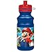 Amscan Super Mario Brothers Birthday Party Sports Drink Bottle Favor, Blue/Red, 18 oz