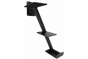 Boat Trailer Step, 3 Steps Stainless Steel Paint Universal Boat Trailer Tongue Steps 21 Inch Height Tilted Design Heavy Duty 