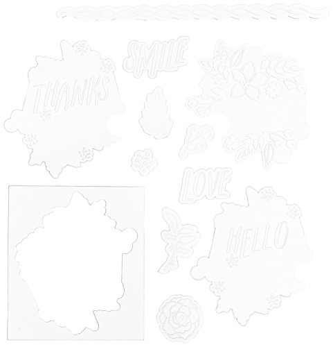 WE R Memory Keepers Metall Lifestyle Buchdruck plates-floral