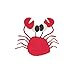 Jacobson Hat Company Men's Felt Crab Hat, Red, Adult