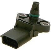 BOSCH 0261230208 OE Boost Pressure/Manifold Absolute Pressure (MAP) Sensor | Compatible with Select Audi A4, A5, A6, Q5, TT, Quattro + More