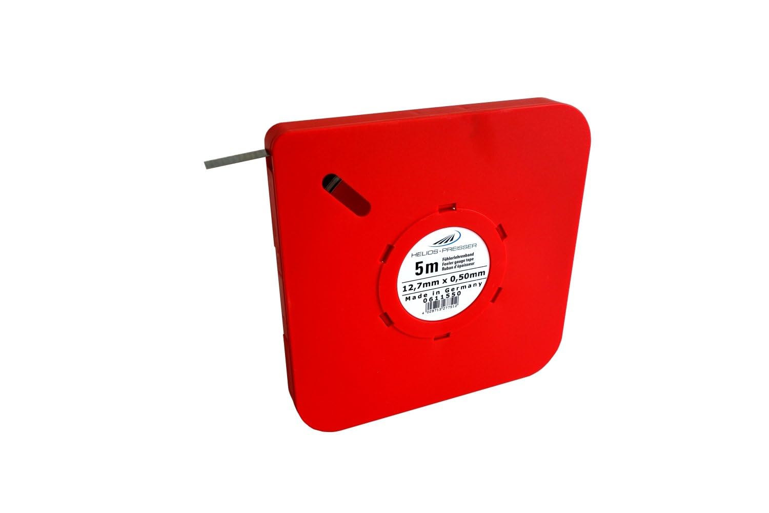 HELIOS-PREISSER 0611550 Fühlerlehrenband 5 m x 13 mm i.Plastikdose 0,50 mm